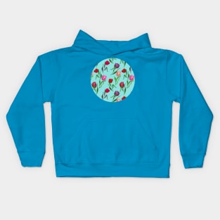 red tulips Kids Hoodie